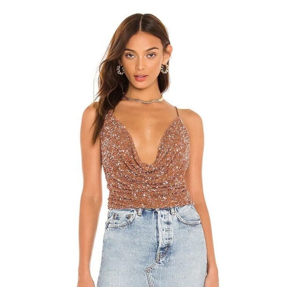 Retrofete Michal Top in Bronze